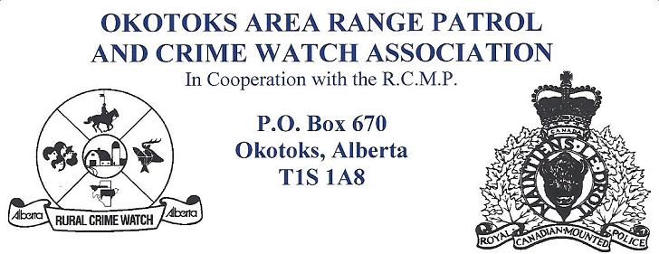 Okotoks Area Range Patrol and Crime Watch Association logo